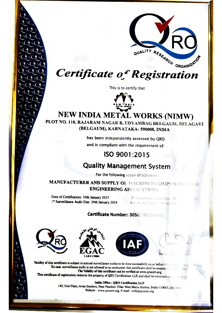 ISO Certificate